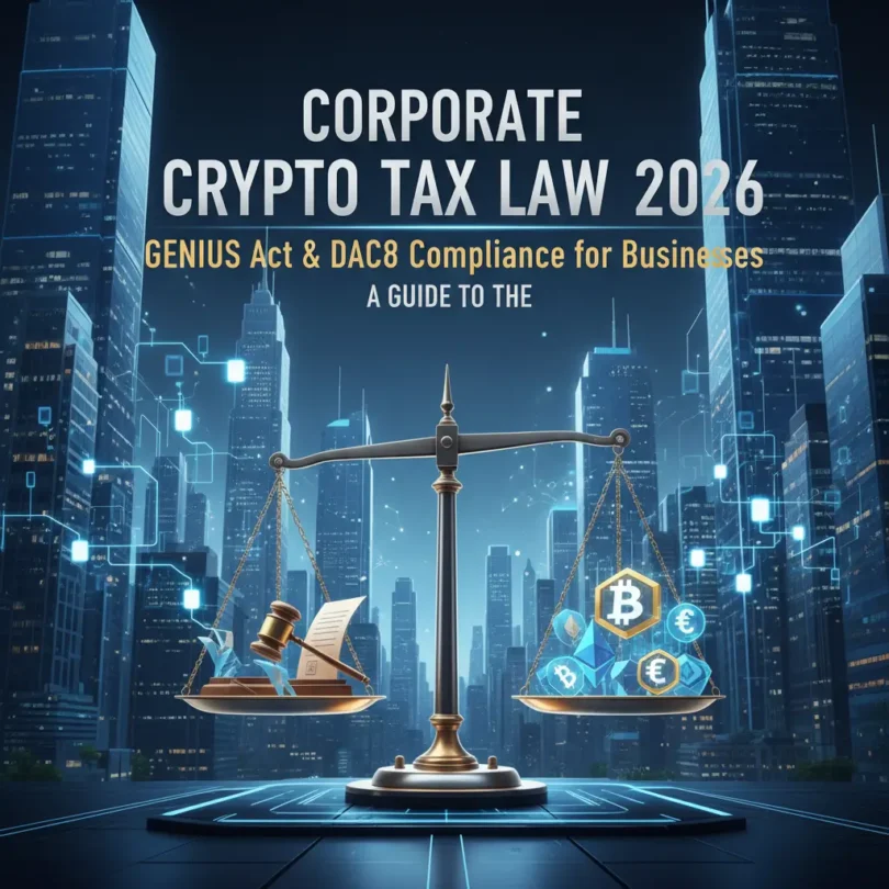 Corporate Crypto Tax Law 2026 A Guide to the GENIUS Act & DAC8 Compliance for Businesses